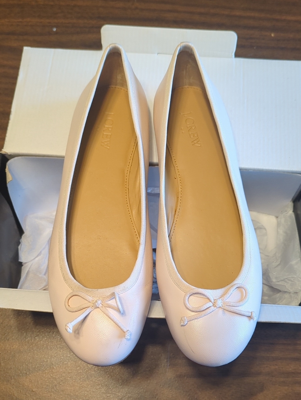 J. Crew Pale Pink Ballet Flats